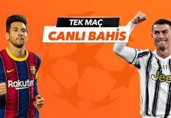 Barcelona - Juventus maçı Tek Maç ve Canlı Bahis seçenekleriyle Misli.com’da
