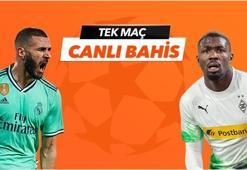 Real Madrid – Borussia Monchengladbach Tek Maç ve Canlı Bahis seçenekleriyle Misli.com’da