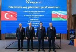 Türkiye ve Azerbaycan Enerji Bakanlarından güneş teknolojileri fabrikasına ziyaret