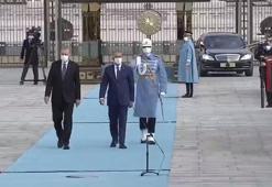 Cumhurbaşkanı Erdoğan Irak Başbakanı Kazımi'yi resmi törenle karşıladı