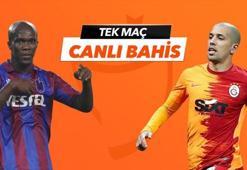 Trabzonspor - Galatasaray maçı Tek Maç ve Canlı Bahis seçenekleriyle Misli.com’da