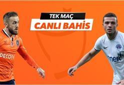 Başakşehir - Kasımpaşa maçı Tek Maç ve Canlı Bahis seçenekleriyle Misli.com’da