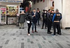 Kısıtlamaya saatler kala İstiklal Caddesi’nde güvenlik önlemi