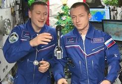 Rus kozmonotlar yeni yıla böyle girdi