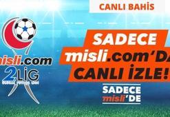 Misli.com 2. Lig Canlı Yayınları ve Canlı İddaa (2 Ocak)