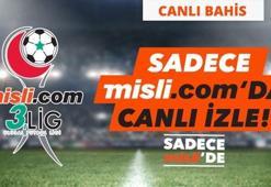 Misli.com 3. Lig Canlı Yayınları ve Canlı İddaa (2 Ocak)