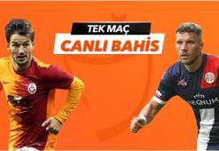 Galatasaray-Antalyaspor Tek Maç ve Canlı Bahis seçenekleriyle Misli.com’da