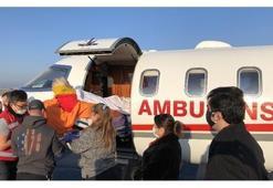 ABD'de yaşayan İlhan Başgöz ambulans uçakla Türkiye'ye gönderildi