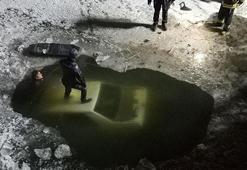Erzurum'da inanılmaz olay! Buz kaplı gölün içinde hayatını kaybetti