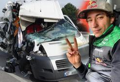 Sakarya'da feci kaza! Milli motosikletçi Can Alexander Öncü...