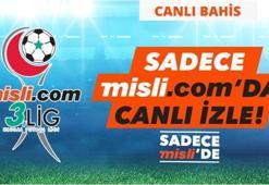 Misli.com 3. Lig Canlı Yayınları ve Canlı İddaa (10 Ocak)