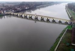 Edirne'de yağışlar nehirlerdeki su seviyesini 6 kat artırdı