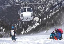 Avrupalı kayakçılar Türkiye'ye akın ettiler! Helikopterle Kaçkarlar'a...