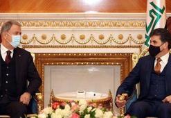 Bakan Akar ile IKBY Başkanı Barzani'den kritik görüşme!