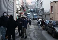 Şişli'de büyük panik! İstinat duvarı çöktü, doğalgaz borusu patladı