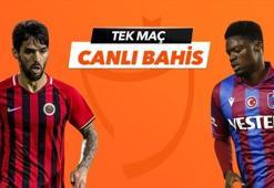 Gençlerbirliği - Trabzonspor maçı Tek Maç ve Canlı Bahis seçenekleriyle Misli.com’da