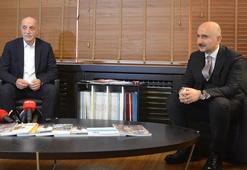 Bakan Karaismailoğlu'ndan Türk-İş'e ziyaret