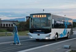 Sürücüsüz otobüs testi başarılı oldu!