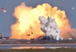 SpaceX'in test ettiği Starship mekiği ikinci kez iniş sırasında patladı