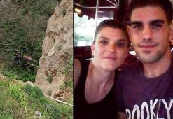 Falezlerden düşen kadın, olay öncesi oğlunun mezarını ziyaret etmiş