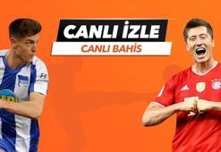 Hertha Berlin - Bayern Münih maçı Tek Maç ve Canlı Bahis seçenekleriyle Misli.com’da