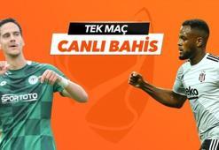 Konyaspor - Beşiktaş maçı  Tek Maç ve Canlı Bahis seçenekleriyle Misli.com’da