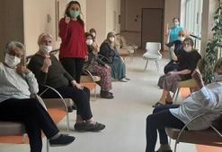 Huzurevleri sakinleri salgın sürecini etkinliklere katılarak geçiriyor