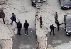 Sokak ortasında kadına skandal hareket