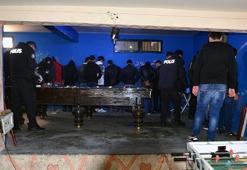 Kafe görünümlü oyun salonuna polis baskını