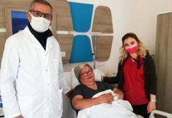 Gögüsünden 4,5 kiloluk kitle çıkarıldı