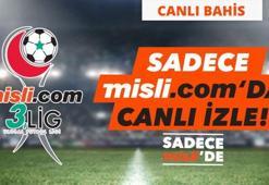 Misli.com 3. Lig Canlı Yayınları ve Canlı İddaa (25 Şubat)