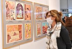 Azeri Ressam Mikayıl Abdullayev anısına Maltepe'de sergi açıldı