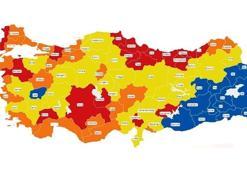 Türkiye risk haritası açıklandı mı? 15-28 Mart İllerin koronavirüs risk haritası belli oldu mu? Yüksek, düşük riskli iller hangileri?