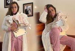 Merve Özbey güldürdü: Dün tam bu haldeydim!