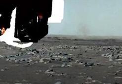 NASA Mars'tan ilk kez yayınladı! Toz şeytanı görüntülendi