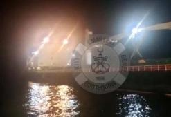 Bozcaada açıklarında kuru yük gemisi karaya oturdu