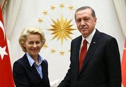 Cumhurbaşkanı Erdoğan'ın AB Komisyonu Başkanı ile görüştü