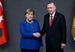 Cumhurbaşkanı Erdoğan Almanya Başbakanı Merkel ile görüştü