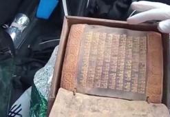Samsun'da 2500 yıllık altın işlemeli Tevrat ele geçirildi