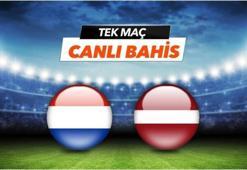 Hollanda - Letonya maçı canlı bahis heyecanı Misli.com'da