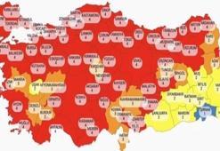 Türkiye risk haritası güncellendi mi? Hangi iller kırmızı oldu, düşük orta ve yüksek riskli iller hangileri? İşte il il 29 Mart yeni risk haritası…