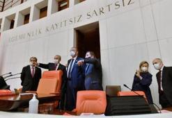 TBMM Başkanı Şentop, AKPM Başkanı Daems ile görüştü