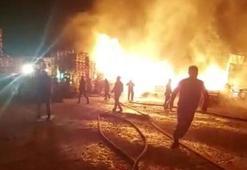 Gebze'de palet fabrikasındaki yangın, itfaiyenin müdahalesiyle söndürüldü