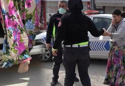 Çıplak ayakla polislerin yanına koşup yardım istedi! 'Eşim beni dövdü'