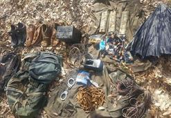Tunceli'de, teröristlerin sığınağı kullanılamaz hale getirildi