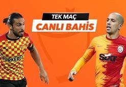 Göztepe - Galatasaray maçı Tek Maç ve Canlı Bahis seçenekleriyle Misli.com’da