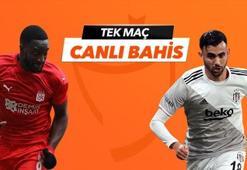 Sivasspor - Beşiktaş maçı Tek Maç ve Canlı Bahis seçenekleriyle Misli.com'da