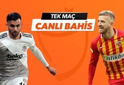 Beşiktaş - Kayserispor maçı canlı bahis heyecanı Misli.com'da