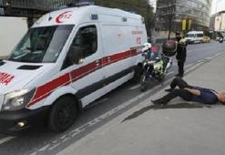 Tartıştığı kişiyi çivili sopayla dövdü