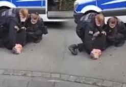 İş adamına Alman polisinden şiddet! George Floyd olayını hatırlattı